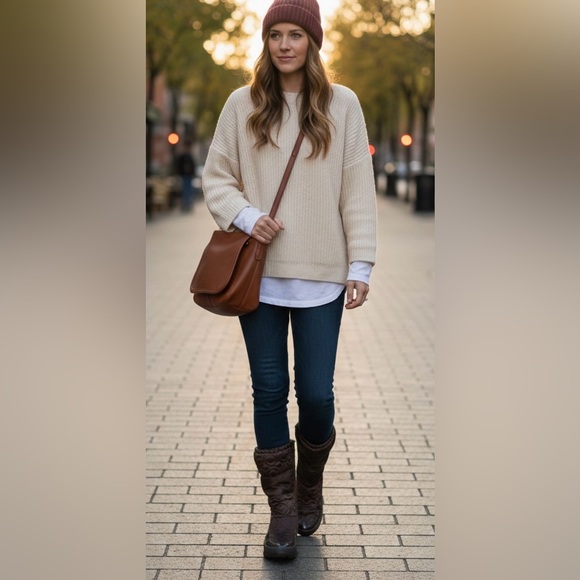 Coach Drexel Quilted Chocolate Brown 
Winter Boots Women’s Size: 8 - Picture 9 of 9